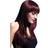 Smiffys Fever Sienna Wig Black Cherry