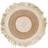 Dkd Home Decor Beige Brun Bomuld Tæppe 200 x 200 x 1 cm Beige, Brun cm