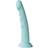 Pipedream Dillio Platinum Slim Seven Teal Dildo with Suction Cup 21 cm Green