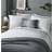 Serene Pom Pom Easy Care Duvet Cover Grey (230x220cm)