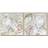 Dkd Home Decor Shabby Chic Maleri 80 x 4 x 80 cm Set af 2 Billede