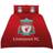 Liverpool FC Gradient Double Duvet Cover Red, Multicolour