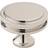 Amerock Oberon 1-3/4-in Polished Nickel Round Contemporary Cabinet Knob 1pcs