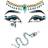 Leg Avenue Cleopatra Adhesive Face Jewel Sticker