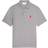 Ami Paris Ami de Coeur Polo Shirt - Heather Grey