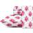 Betsey Johnson Skull Rose Trellis Bed Sheet White, Grey, Pink (233.7x198.1cm)