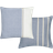 Svanefors Caisa 2-pack Kuddöverdrag Blå (45x45cm)