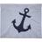 Lord Nelson Victory Nelson Victory Pillow C Quilted Anchor Kuddöverdrag Grå, Blå