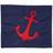 Lord Nelson Victory Nelson Victory Pillow C Quilted Anchor Kuddöverdrag Röd, Blå