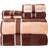 Lavish Home Absorbent Badlakan Brun (137.2x68.6cm)
