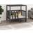 vidaXL Dog Bed Grey 105.5 83.5 Solid Wood Pine Grey