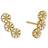Lund Copenhagen Marguerite Earrings - Gold/White