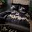 Laurence Llewelyn-Bowen Kireina Duvet Cover Black, Gold