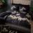 Laurence Llewelyn-Bowen Kireina Duvet Cover Gold, Black (200x200cm)