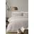 Appletree Boutique Linen Dot Garden Duvet Cover White, Beige
