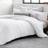 DKNY Clipped Cotton Duvet Cover White, Grey