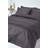 Homescapes Charcoal Egyptian Set Thread Count Duvet Cover Grey, Black