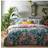 Furn Medinilla Tropical Reversible Duvet Cover Blue, Green, Yellow, Pink