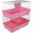 Little Friends Rabbit Cage 80cm Pink 2 Tiers Brand New Small Pet Guinea Pig