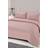 Brentfords Plain Dyed Duvet Cover Pink