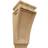 Ekena Millwork 6 4-3/4 12 Cherry Arts and Crafts Corbel, Red