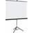 Bi-Office Portable Tripod Projection Screen 1750x1750mm Black Border