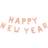 Globos Ballonguirlande Happy New Year Roséguld