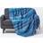 Homescapes 255 360 Cotton Morocco Striped Blankets Blue