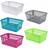 Whitefurze 30cm Clear Handy Storage Basket