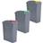 Wham Set 3 It 25L Bin Storage Box