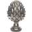 Hill Interiors Large Silver Pinecone Finial Figurine