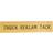 Beslagsboden No Advertising Thanks Self Adhesive Sign