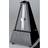 Wittner W816K Plastic Metronome with Bell, Black
