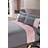 Sienna Crushed Duvet Cover Pink, Silver (198x198cm)
