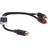 Nedis Stereo kabel RCA Hanstik RCA Hunstik 0.2m