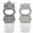Konges Sløjd Fruit Feeding Pacifier Dragon 2 pack Whale/L´eau