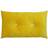 Bee Embroidered Buttoned Velvet Complete Decoration Pillows Yellow