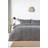 The Linen Yard Chevron Tuft Single Duvet Cover Black, Grey