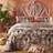 Furn furn. Malaysian Palm Set Duvet Cover Grey, Yellow, Pink