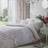 Catherine Lansfield Canterbury Floral Easy Care Duvet Cover Grey, Multicolour (200x135cm)