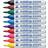 Edding 2000c Brush tip Black,Blue,Bronze,Green,Orange,Pink,Red,Violet,Yellow 10pc(s) permanent marker