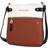 MKF Collection by Mia K. MKF-X696COG-BK Camilla Crossbody Bag, Cognac & Black