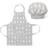 Solstickan Chef Hat Apron Grey (29.5x20cm)