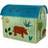 Rice Raffia Storage House Large Rhinoceros