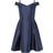 Monsoon Duchess Twill Bardot Prom Dress - Blue