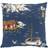 Arvidssons Textil Fiskeskär 47x47 Kuddöverdrag Blå