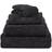 Mille Notti Handduk Fontana 100X150 Bath Towel Grey, Black