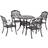 OutSunny Patio Dining Set 84B-493 Patio Dining Set, 1 Table incl. 4 Chairs