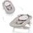 Hauck Powder Bunny Alpha 2in1 Bouncer-Beige Bloom (New)