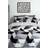 Dreamscene Shapes Teddy Fleece Duvet Cover Silver, White, Grey